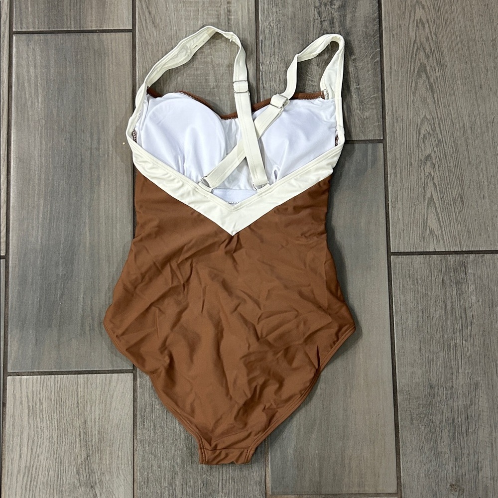 NWOT B2prity Women’s One Piece Swimsuit Tummy Control Slimming Push Up Ruched - Picture 6 of 7
